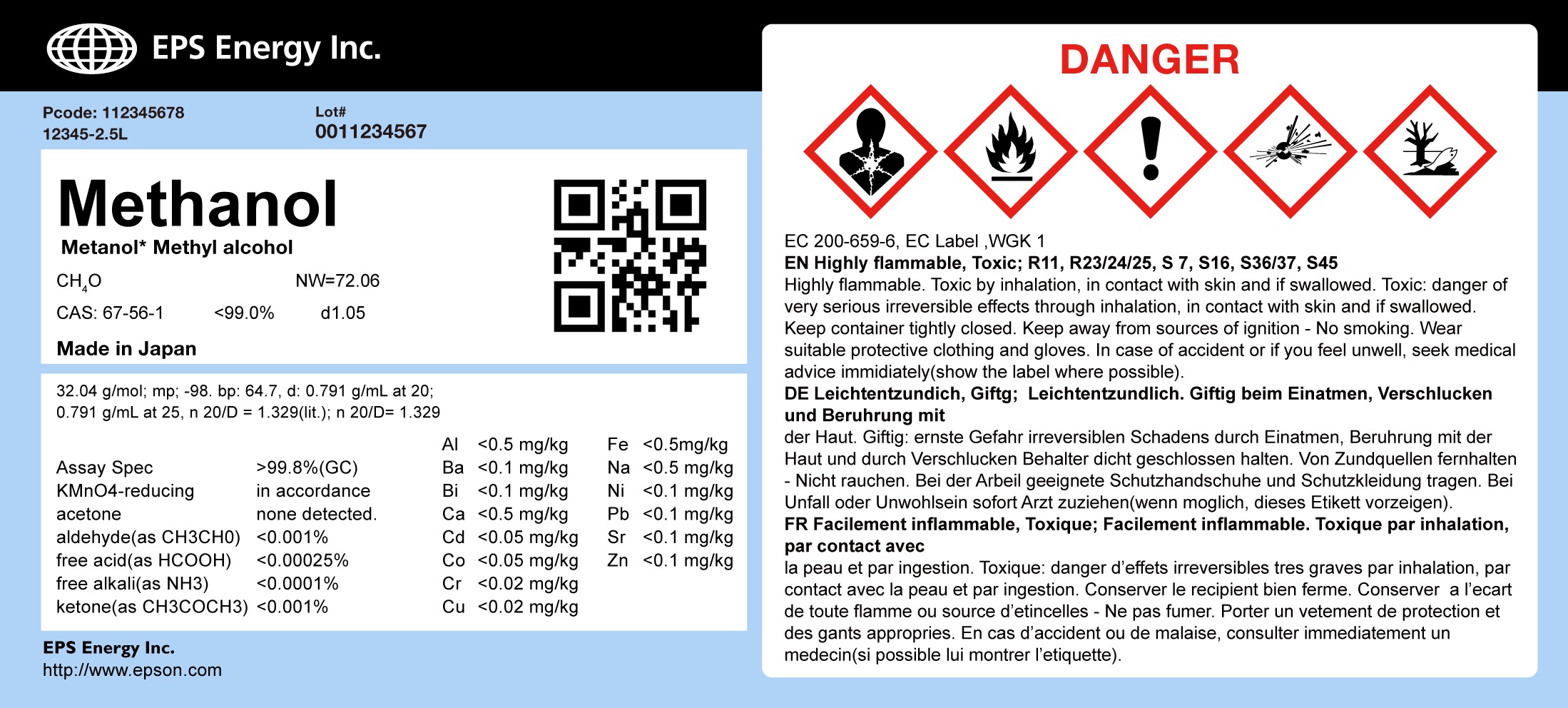 Print GHS labels with the Epson TM-C3500 label printer