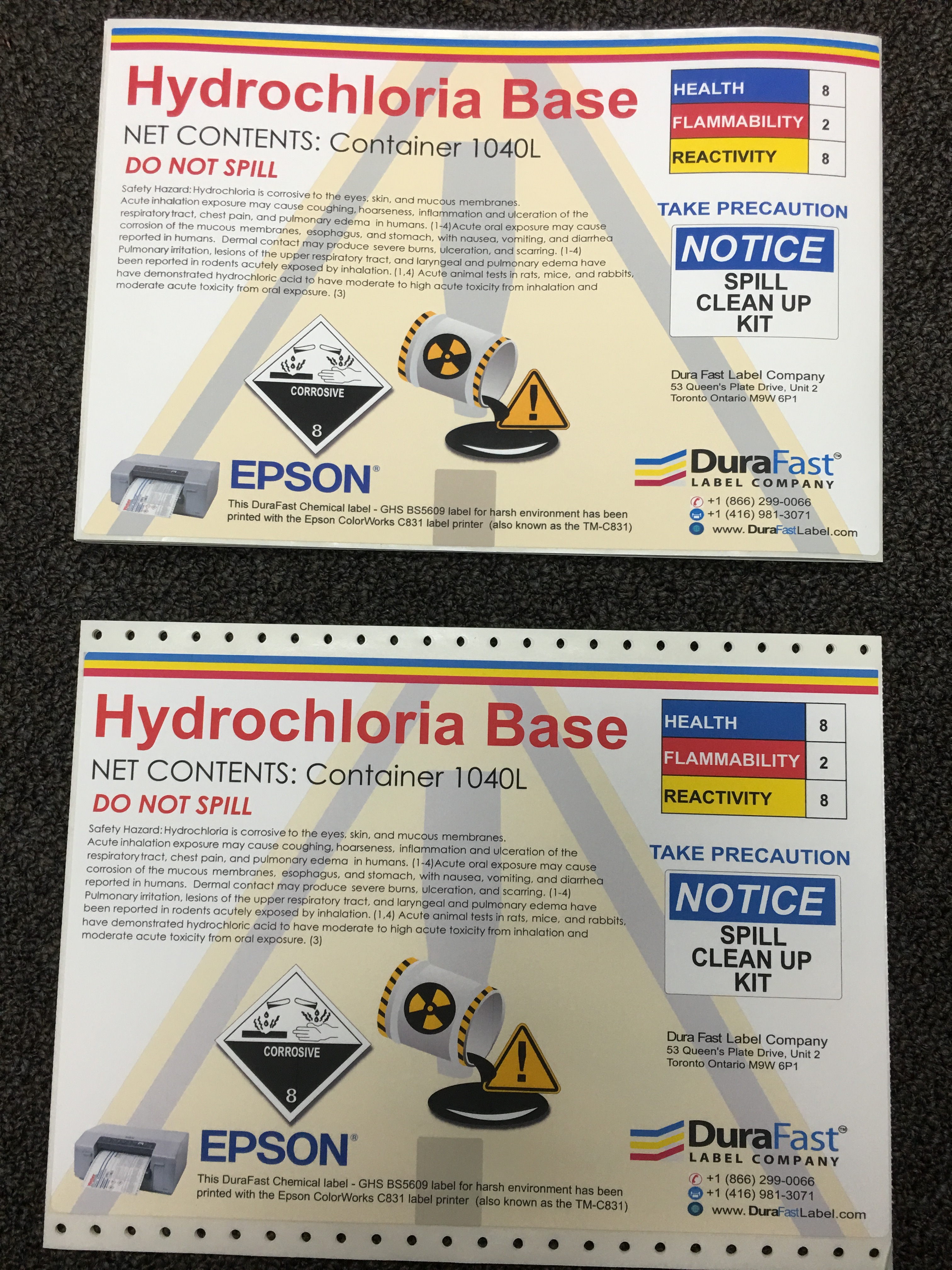 Compare LX2000 and GP-C831 printed samples